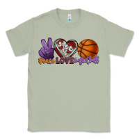 Matcha peace love basketball Classic Tee - HowdyJamesFarm