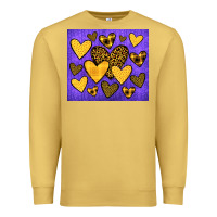 Antique Gold team spirit color purple and gold Premium Sweatshirt - JahusDesignShop