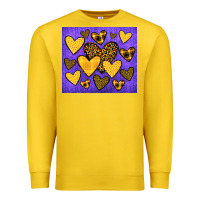 Lemon team spirit color purple and gold Premium Sweatshirt - JahusDesignShop