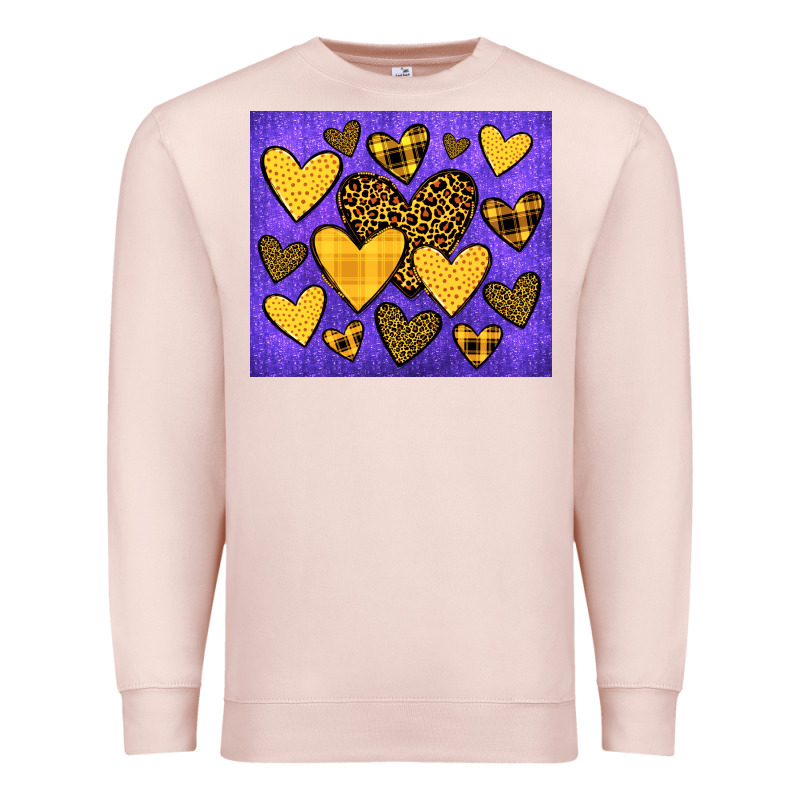 Team Spirit Color Purple And Gold Premium Sweatshirt by JahusDesignShop | Teevron