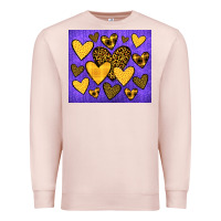 Pale Pink team spirit color purple and gold Premium Sweatshirt - JahusDesignShop