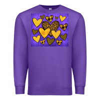 Purple team spirit color purple and gold Premium Sweatshirt - JahusDesignShop