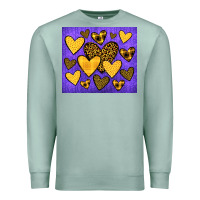 Seafoam team spirit color purple and gold Premium Sweatshirt - JahusDesignShop