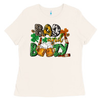 Bone Bad and boozy St. Patrick's Day Ladies Tee - CowGirlArtShop