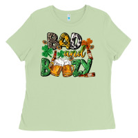 Matcha Bad and boozy St. Patrick's Day Ladies Tee - CowGirlArtShop