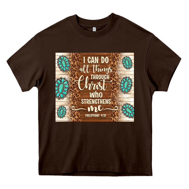 I Can Do All Things Through Christ Who Strengthens Heavy Core Tee by TumblerDesignByShophia | Teevron