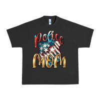Pigment Black Police Mom Urban Heavy Tee - FaDigitalArtStudio