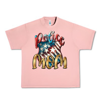 Salmon Police Mom Urban Heavy Tee - FaDigitalArtStudio