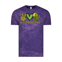 Cloud Purple peace love cactus Vintage Tee - Jasminsmagicworld