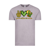 Vintage Zinc peace love cactus Vintage Tee - Jasminsmagicworld