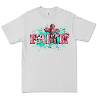 Dove Grey faith breast cancer Premium Tee - CowGirlArtShop