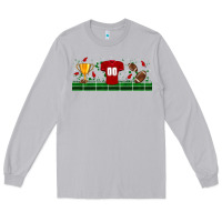 Trophy Cup American Football Uniform Libbey Glass Long Sleeve Tee | Teevron