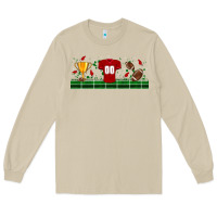 Mushroom trophy cup american football uniform libbey glass Long Sleeve Tee - BundleAndBundleShop