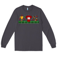 Smoke trophy cup american football uniform libbey glass Long Sleeve Tee - BundleAndBundleShop