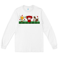 White trophy cup american football uniform libbey glass Long Sleeve Tee - BundleAndBundleShop