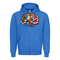 True Royal joy with baseball and christmas gift and candies Zipper Hoodie - AdoDesignShop