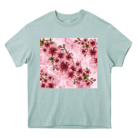Arona hibiscus flowers with glitter Heavy Core Tee - TumblerDesignByShophia