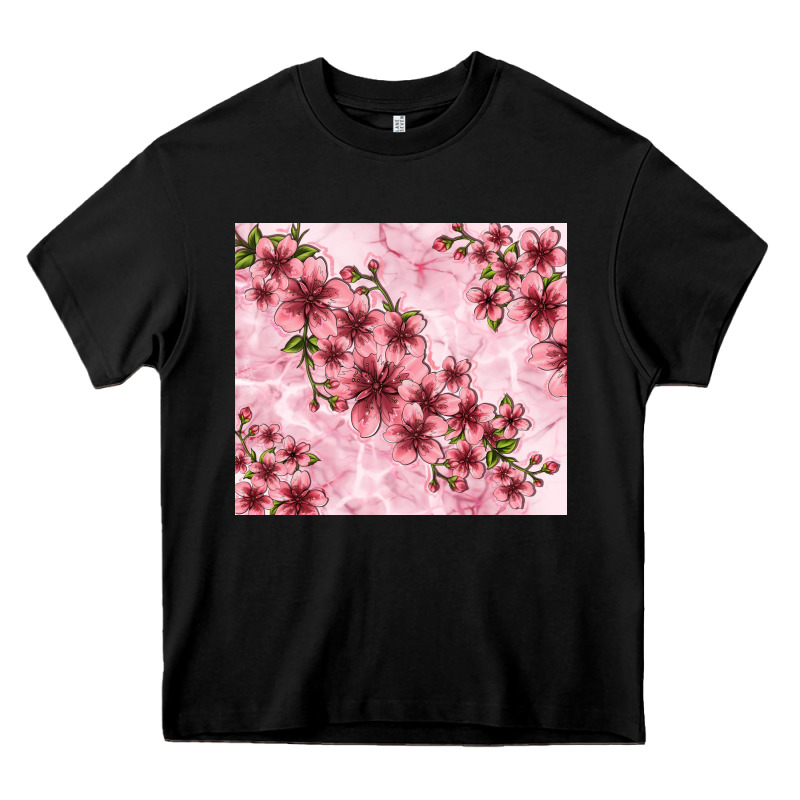 Hibiscus Flowers With Glitter Heavy Core Tee by TumblerDesignByShophia | Teevron