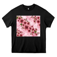 Black hibiscus flowers with glitter Heavy Core Tee - TumblerDesignByShophia