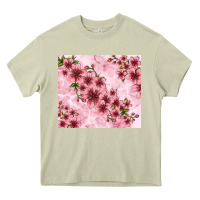 Mossy hibiscus flowers with glitter Heavy Core Tee - TumblerDesignByShophia