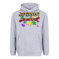 Heather Grey different is beautiful Heavyweight Hoodie - JahusDesignShop