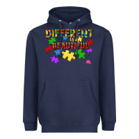 Navy different is beautiful Heavyweight Hoodie - JahusDesignShop