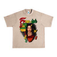 French Oak Free-ish since 1865 black woman Urban Heavy Tee - FaDigitalArtStudio