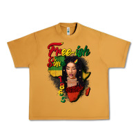 Peanut Butter Free-ish since 1865 black woman Urban Heavy Tee - FaDigitalArtStudio