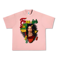 Salmon Free-ish since 1865 black woman Urban Heavy Tee - FaDigitalArtStudio