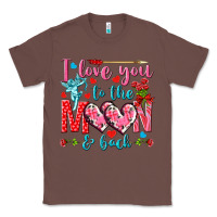 Chestnut I love you to the moon and back Valentine's Day Classic Tee - HowdyJamesFarm