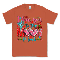 Copper I love you to the moon and back Valentine's Day Classic Tee - HowdyJamesFarm
