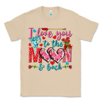 Mushroom I love you to the moon and back Valentine's Day Classic Tee - HowdyJamesFarm