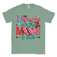 Sage I love you to the moon and back Valentine's Day Classic Tee - HowdyJamesFarm