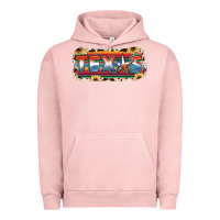 Pigment Salmon Texas Urban Hoodie - JahusDesignShop