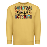 Antique Gold christmas spirit activate Premium Sweatshirt - JahusDesignShop