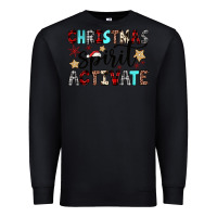 Black christmas spirit activate Premium Sweatshirt - JahusDesignShop