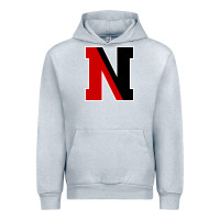 Heather Grey Northeastern Gifts, Huskies Long Sleeve Urban Hoodie - DesigneFamous