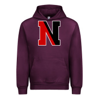 Mauve Wine Northeastern Gifts, Huskies Long Sleeve Urban Hoodie - DesigneFamous