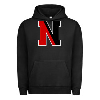 Pigment Black Northeastern Gifts, Huskies Long Sleeve Urban Hoodie - DesigneFamous