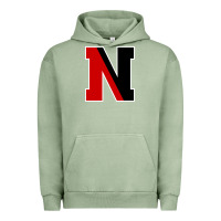 Pigment Oil Green Northeastern Gifts, Huskies Long Sleeve Urban Hoodie - DesigneFamous