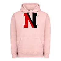 Pigment Salmon Northeastern Gifts, Huskies Long Sleeve Urban Hoodie - DesigneFamous