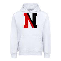 White Northeastern Gifts, Huskies Long Sleeve Urban Hoodie - DesigneFamous