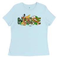 Baby Blue St. Patrick's Day Nurse Ladies Tee - CowGirlArtShop