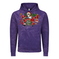 Cloud Purple merry christmas truck gnomies Vintage Hoodie - FaDigitalArtStudio