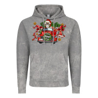Cloud Rock merry christmas truck gnomies Vintage Hoodie - FaDigitalArtStudio
