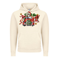 Vintage Artic merry christmas truck gnomies Vintage Hoodie - FaDigitalArtStudio