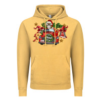 Vintage Mustard merry christmas truck gnomies Vintage Hoodie - FaDigitalArtStudio