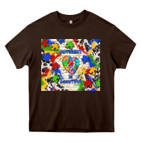 Chocolate Brown different is beautiful Heavy Core Tee - TumblerDesignByShophia