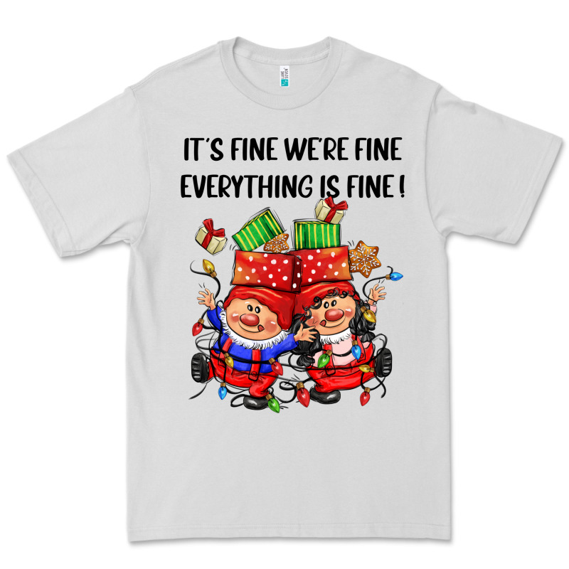 Its Fine Were Fine Everything Is Fine Premium Tee by CowGirlArtShop | Teevron