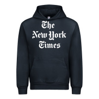 Navy new york times Urban Hoodie - DesigneFamous
